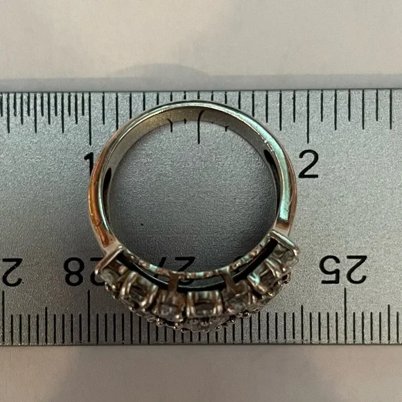 Silpada ‘COSMO’ Cubic Zirconia Sterling Silver Ring NEW R2385 - Picture 15 of 16